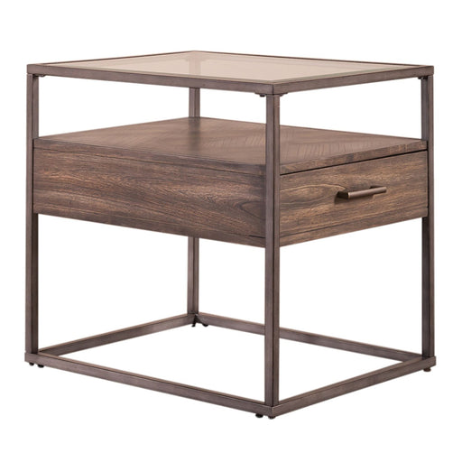 Jamestown End Table in Brown - Furniture House (VA)