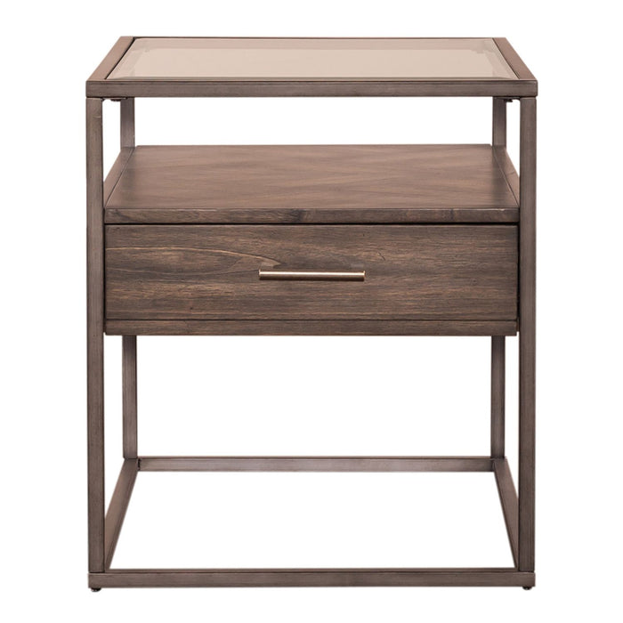 Jamestown End Table in Brown - Furniture House (VA)