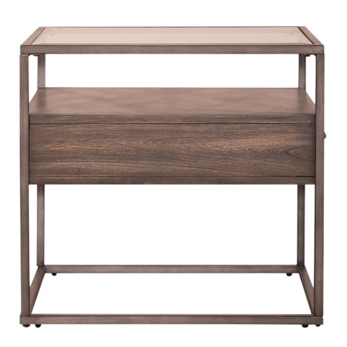Jamestown End Table in Brown - Furniture House (VA)