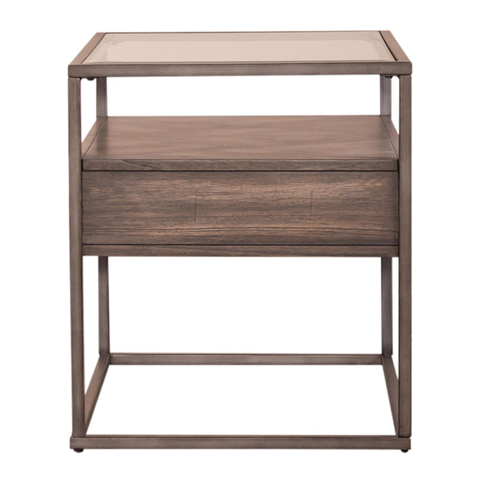 Jamestown End Table in Brown - Furniture House (VA)