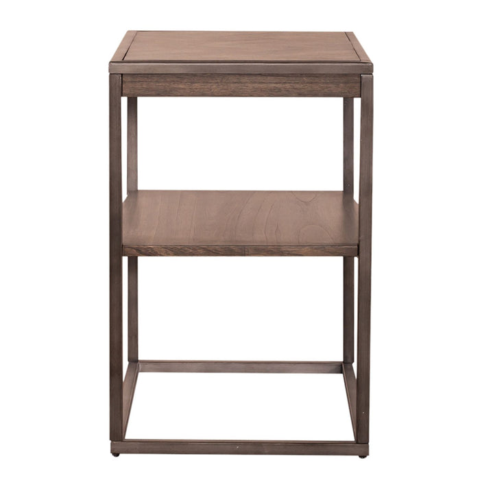 Jamestown Chair Side Table in Brown - Furniture House (VA)