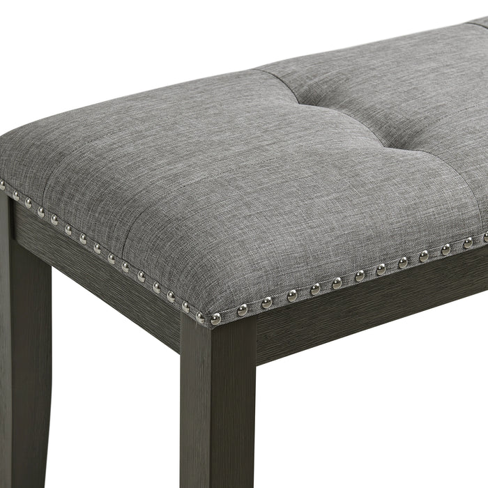 Everdeen Dining Set in Charcoal-Table & Four Chairs