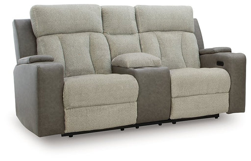 WhipLash Power Reclining Loveseat with Console - Furniture House (VA)