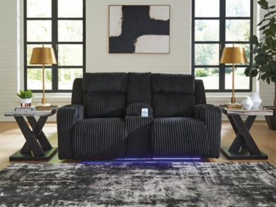 Forest Lake Power Reclining Loveseat with Console - Furniture House (VA)