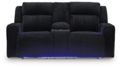 Forest Lake Power Reclining Loveseat with Console - Furniture House (VA)