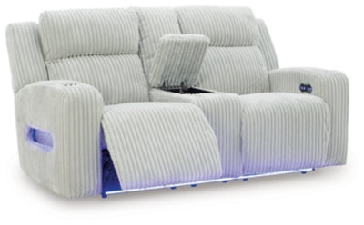 Forest Lake Power Reclining Loveseat with Console - Furniture House (VA)