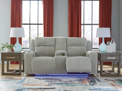 Forest Lake Power Reclining Loveseat with Console - Furniture House (VA)