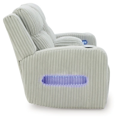 Forest Lake Power Reclining Loveseat with Console - Furniture House (VA)