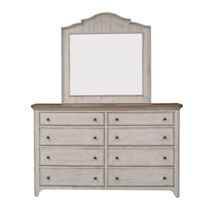 Farmhouse Reimagined Poster Bed, Dresser & Mirror image