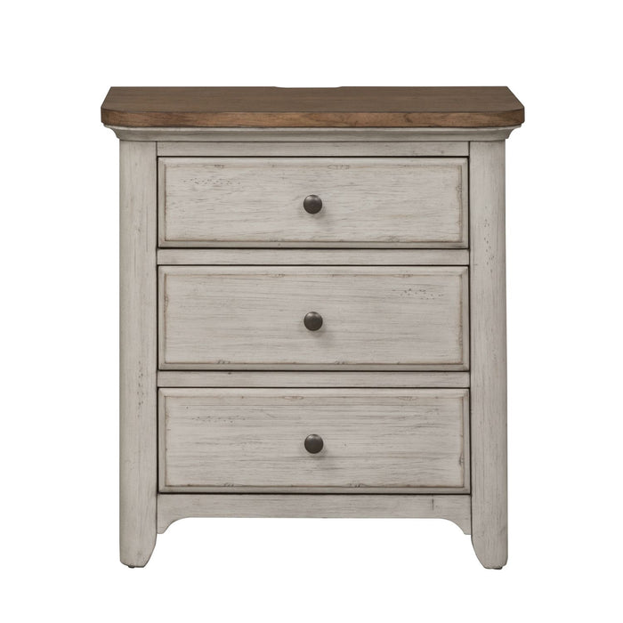 Farmhouse Reimagined Poster Bed, Dresser & Mirror, Night Stand image
