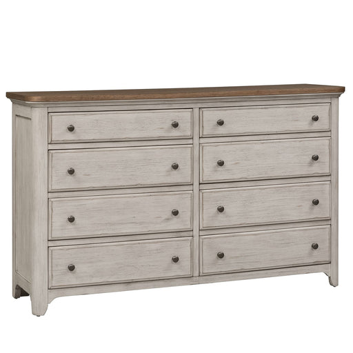 Farmhouse Reimagined Drawer Dresser in Antique White - Furniture House (VA)