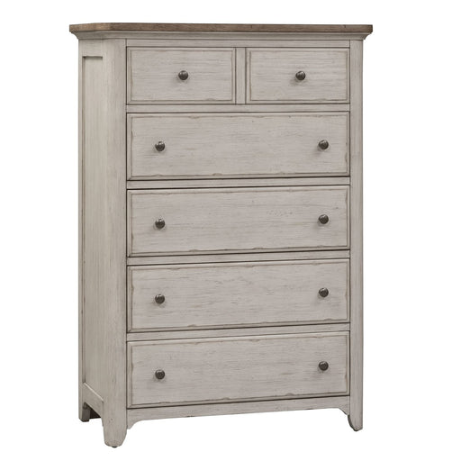 Farmhouse Reimagined Drawer Chest in Antique White - Furniture House (VA)