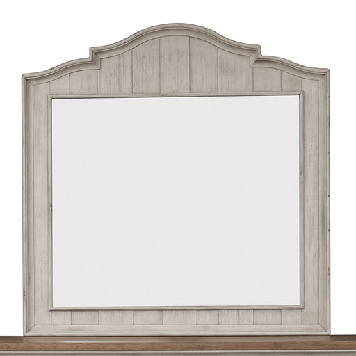 Farmhouse Reimagined Mirror in Antique White - Furniture House (VA)