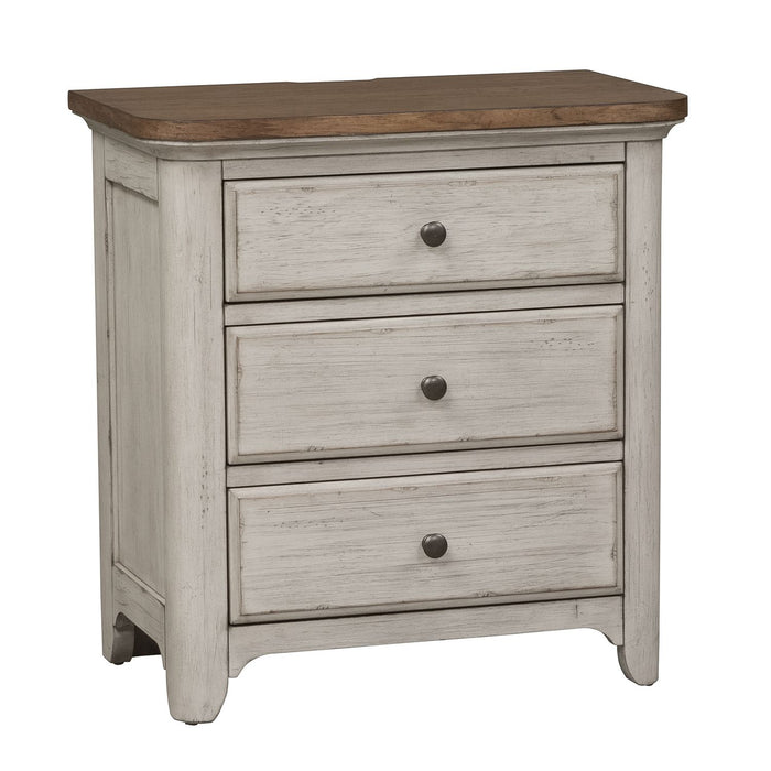 Farmhouse Reimagined Drawer Nightstand in Antique White - Furniture House (VA)