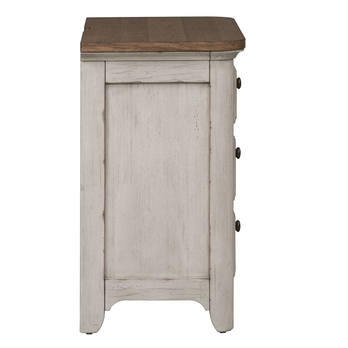 Farmhouse Reimagined Drawer Nightstand in Antique White - Furniture House (VA)