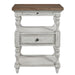 Farmhouse Reimagined Drawer Nightstand in Antique White image