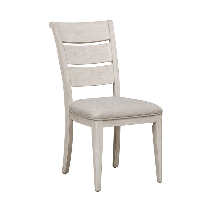 Farmhouse Reimagined Ladder Back Uph Side Chair (RTA) image