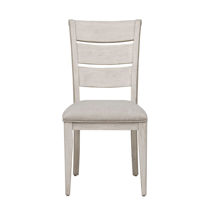 Farmhouse Reimagined Ladder Back Uph Side Chair (RTA) image