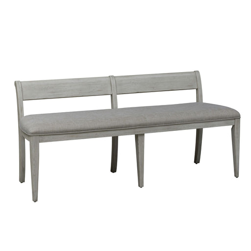 Farmhouse Reimagined Upholstered Bench (RTA) in Antique White - Furniture House (VA)