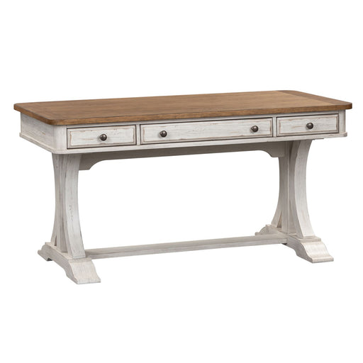 Farmhouse Reimagined Writing Desk in Antique White - Furniture House (VA)