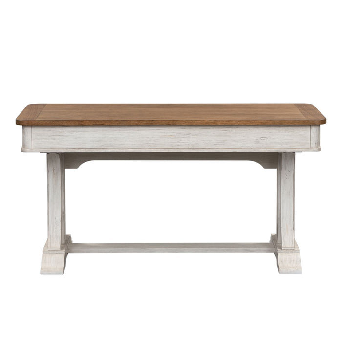 Farmhouse Reimagined Writing Desk in Antique White - Furniture House (VA)