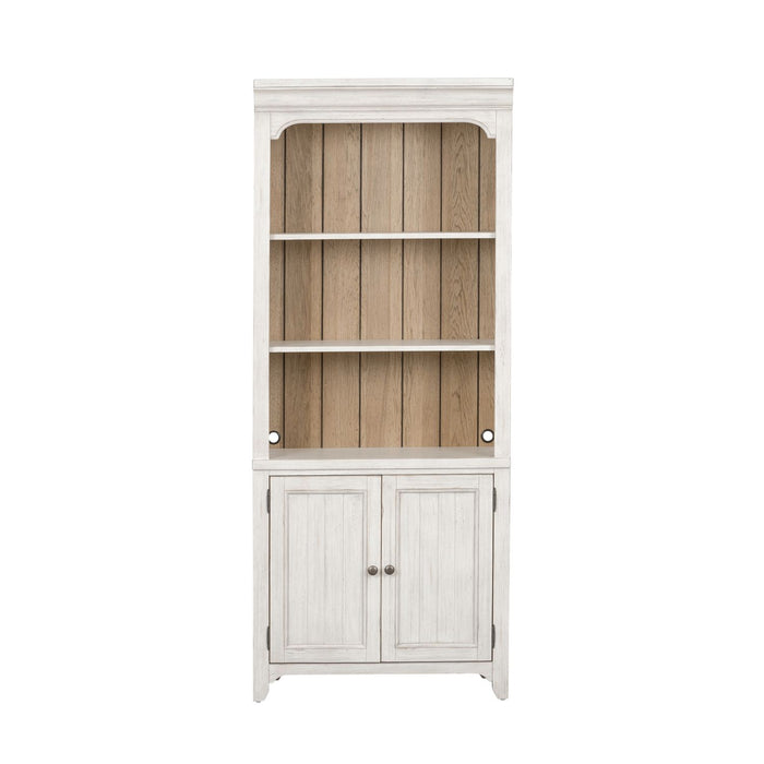 Farmhouse Reimagined Bookcase in Antique White image