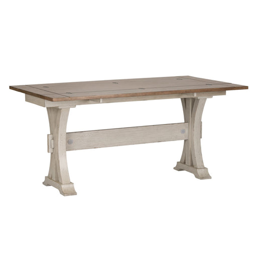 Farmhouse Reimagined Flip Lid Sofa Table in Antique White - Furniture House (VA)