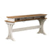Farmhouse Reimagined Console Bar Table in Antique White - Furniture House (VA)