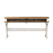 Farmhouse Reimagined Console Bar Table in Antique White - Furniture House (VA)