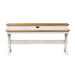 Farmhouse Reimagined Console Bar Table in Antique White - Furniture House (VA)