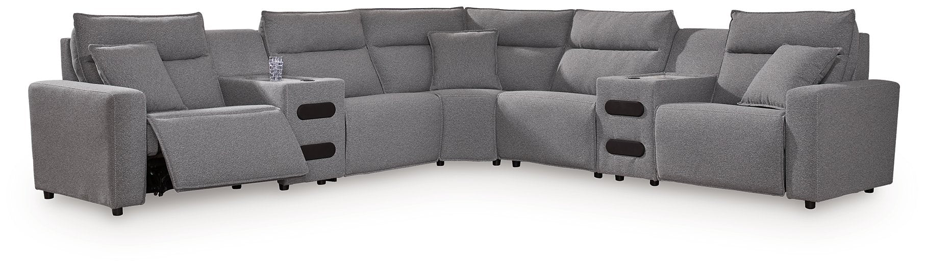 Modmax II Power Reclining Sectional with Audio Consoles - Furniture House (VA)