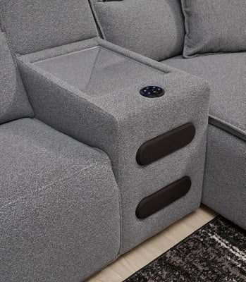 Modmax II Power Reclining Sectional with Audio Consoles - Furniture House (VA)