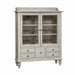 Whitney Display Cabinet in Weathered Gray - Furniture House (VA)