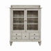 Whitney Display Cabinet in Weathered Gray - Furniture House (VA)
