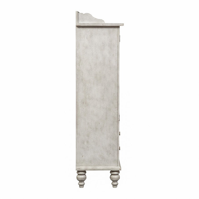 Whitney Display Cabinet in Weathered Gray - Furniture House (VA)
