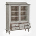 Whitney Display Cabinet in Weathered Gray - Furniture House (VA)