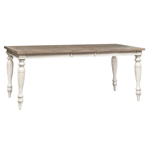 Whitney Rectangular Leg Table in Weathered Gray - Furniture House (VA)