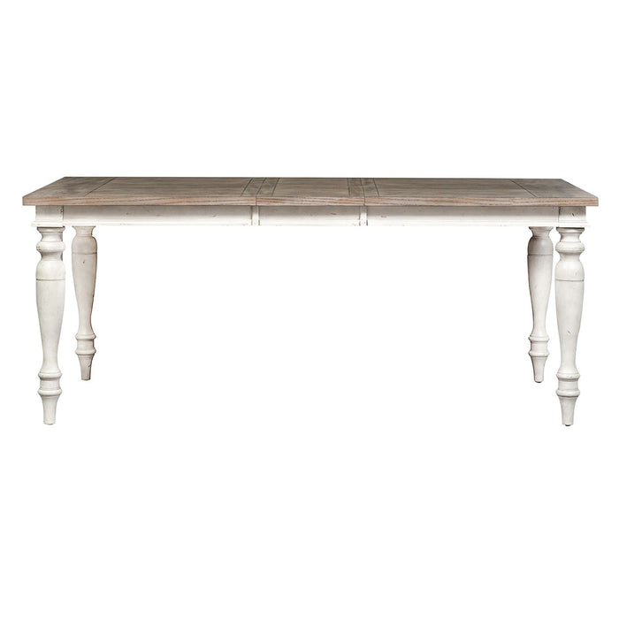 Whitney Rectangular Leg Table in Weathered Gray - Furniture House (VA)