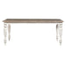 Whitney Rectangular Leg Table in Weathered Gray - Furniture House (VA)