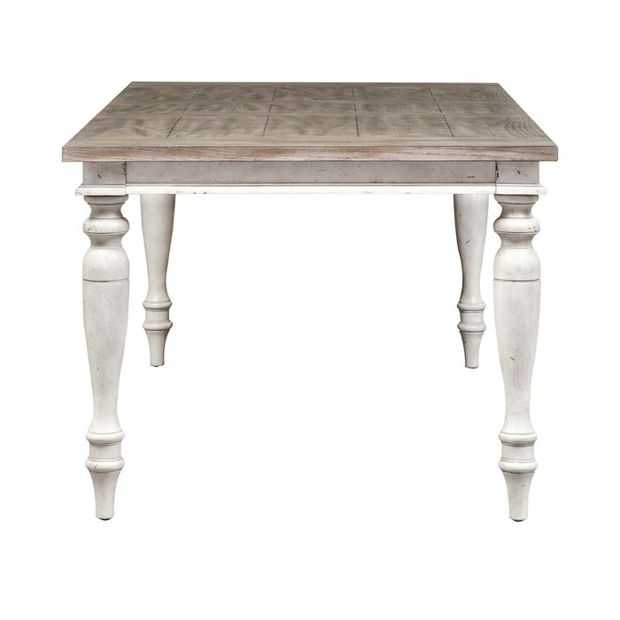 Whitney Rectangular Leg Table in Weathered Gray - Furniture House (VA)