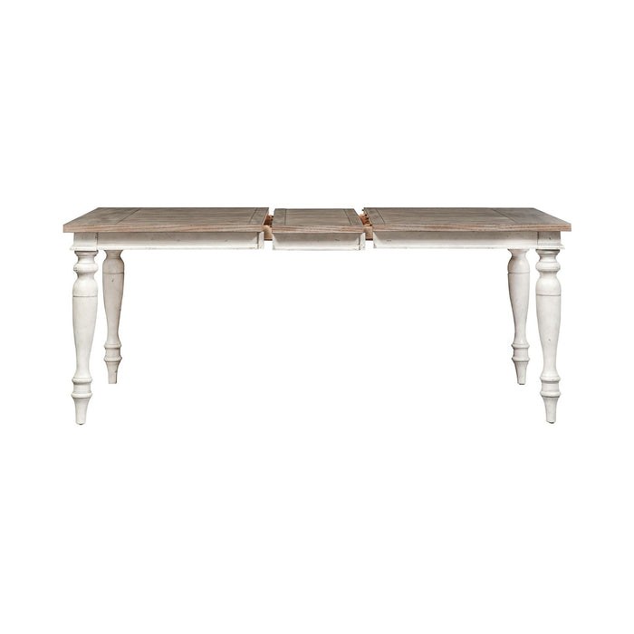 Whitney Rectangular Leg Table in Weathered Gray - Furniture House (VA)