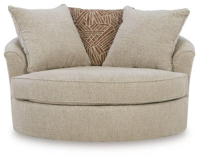 Steelwater Retreat Oversized Swivel Accent Chair - Furniture House (VA)