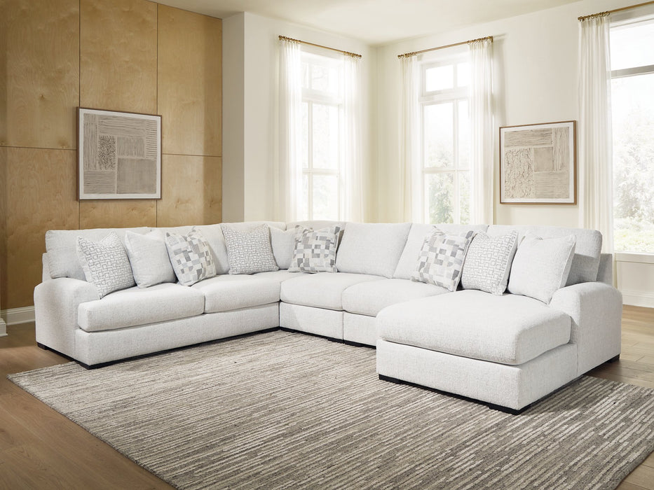 Misty-Lakes Sectional with Chaise - Furniture House (VA)