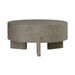 Affinity Round Cocktail Table in Dusty Taupe with Concrete Top - Furniture House (VA)