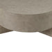 Affinity Round Cocktail Table in Dusty Taupe with Concrete Top - Furniture House (VA)