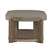 Affinity Oval Cocktail Table in Dusty Taupe with Concrete Top - Furniture House (VA)