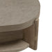 Affinity Oval Cocktail Table in Dusty Taupe with Concrete Top - Furniture House (VA)