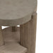 Affinity Chairside Table in Dusty Taupe with Concrete Top - Furniture House (VA)