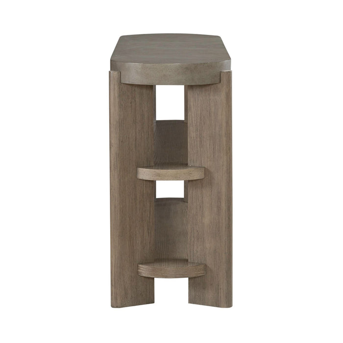 Affinity Sofa Table in Dusty Taupe with Concrete Top - Furniture House (VA)