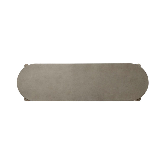Affinity Sofa Table in Dusty Taupe with Concrete Top - Furniture House (VA)